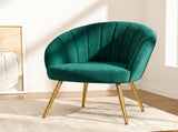 Artiss Armchair Velvet Green Eloise UPHO-C-ARM-5107-GR