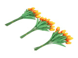 30pcs Artificial Tulips Flowers Innovative Simulation Hand Crafted PU Fake Tulips for Home Wedding V1294-YM0706-3115230083611