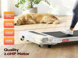 Everfit Treadmill Electric Walking Pad Under Desk Home Gym Fitness 360mm White TMILL-360-PAD-WH