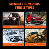 VEVOR 50mm Trailer Shackle Hitch Receiver Heavy Duty Tow Recovery for Truck Jeep V952-SJLHJ2IN5100YM00JV0