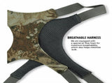 Unisex Camo Binocular Harness Pouch Zippered Hunting Chest Bag Water-Resistant Nylon 22x21x12cm V1221-XM-LB8741-GM288