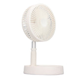 Stand Fan Folding Portable Telescopic Floor Desk Fan 7200mAh Rechargeable Battery Super Quiet V1294-YM0901-3113240042011