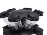 Revolving Countertop Seasoning Bottle Rack Organizer Kitchen Rotating Seasoning Jar Rack Condiment V1294-YM0901-3118250161511
