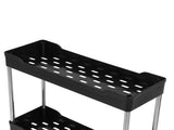 Slim Rolling Storage Cart 4 Tier Bathroom Organizer Mobile Shelving Unit Utility Cart Tower Rack for V1294-YM0901-3117240164212