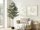 Artiss 210cm Artificial Olive Tree Faux Trees Indoor Decor Artificial Plants Lifelike Plant 2.1M AP-TREE-OLIVE-210