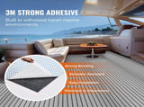 Boat Flooring, EVA Foam Boat Decking 94.5" x 35.4", Non-Slip Self-Adhesive Flooring, 23.2 sq.ft V952-CBZZFHPMDDHSS4TPHV0