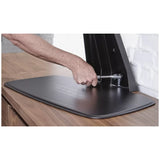 Black Swivel TV Stand with Height Adjustability for Living Room V178-69006