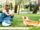Automatic Dog Ball Launcher with 3 Distance Settings, Includes 3 Mini Tennis Balls, Interactive V1192-AZ-W-24989