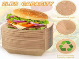 300 Pack 2 lb Paper Food Boats Trays, Heavy Duty, Oil Resistant Disposable Boat for Foods, Hot Dogs, V1259-DP01-A-5753