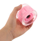 4pcs Flashing Longboard Skateboard Wheels Pink Pu Replacement Set V1192-AZ-W-31565