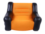 Inflatable Couch Single Sofa PVC Flocking Blow Up Sofa Chair with Armrest for Indoor Outdoor Use V1294-YM0901-3116250021411