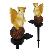In-ground Garden Light Squirrel Shape Solar Intelligent Light Control Yard Decoration Waterproof V1369-AZ3-W-05283