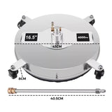 Alston 16.5 Inch High-Pressure Surface Cleaner Concrete Cleaner Driveway Cleaner 4000PSI-Stainless V985-SURFACECLEANER