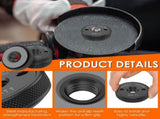 3Pcs Angle Grinder Flange Nut Steel 5/8 Inch - 11 Thread Quick Change Grinder Machine Locking Nut V1192-AZ-W-21694