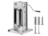 Manual Sausage Stuffer, 11 LBS / 5 L Vertical Meat Stuffer, Dual-Speed Sausage Casing Meat Filling V952-SDKGCJLS5L00GQ3T6001V0