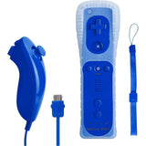 Wii Remote and Nunchuck Controller,Wii Remote Controller ,Silicone Case and Wrist Strap Compatible V1366-AZ2-W-11294