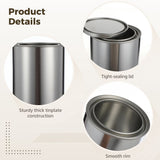 12PCS Empty Paint Cans with Lids and Can Opener, 1 Quart Tinplate Metal Paint Storage Containers for V1369-AZ3-W-08859