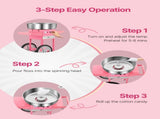 Electric Cotton Candy Machine with Cart, 1000W Commercial Candy Floss Maker with 52cm in Stainless V952-HCDRMHTJFSWGBY4LWV3