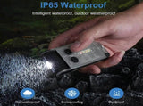 Rotatable LED Flashlight IP65 Waterproof Rechargeable Torch for Camping Use V1263-JX-4271