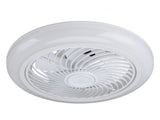 Ceiling Fan Light 6 Wind Speeds 3000K to 6000K Stepless Dimmable Quiet Modern Ceiling Fan with Light V1294-YM0901-3119240075811