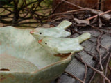 Bird Bath Bird Feeder Bird Bowl Ceramic Water Bath Bird Bath Feeding Station Garden Decoration V1366-AZ2-W-18598
