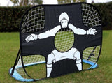 2 in 1 Portable Foldable Soccer Goal with Detachable Target - Blue V1308-DSZKI-100-1