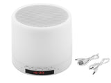 Bluetooth Speaker Night Light Touching Change Color LED Lamp Smart Alarm Clock MP3 Player V1294-YM0901-3119200116811