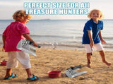 Sand Scoop 304 Stainless Steel Beach Metal Detector Scoop with Detachable Handle Sturdy Digging V1366-AZ2-W-15590