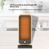 Space Heaters500W Energy Efficient Quiet Mini Portable Heater, PTC Ceramic Fast Heater Function for V1192-AZ-W-3805