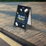 A Frame Sign 60x90cm Sidewalk Plastic Poster Board Outdoor Display V63-850391