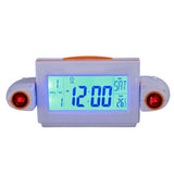 Projection Alarm Clock Glareless LED Night Light Voice Control Induction Temperature Display LED V1294-YM0715-3113210306811