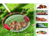 Nut Harvester, Walnut Fruit Picker Upper, Pedal Release Ball Picker Roller, Side Opening, Easy to V1369-AZ3-W-00886