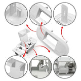 Washer Lid Lock Maintenance Set Locking Service Set Assembly Repair Set Plastic Texture WH01X24381 V1370-AZ4-12970