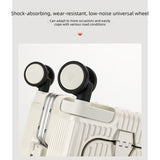 20 Inch Front Opening Carry On Luggage, Aluminium Frame Hard Shell Suitcase with Spinner Wheels, TSA V1265-YY-274