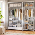 SONGMICS 16 Cube Storage Organizer Storage with Rubber Mallet White V227-8498402112000