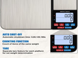 Dual Platform Digital Kitchen Scales, Food Scales with Two Precision, for Baking Cooking Coffee V1192-AZ-W-2604