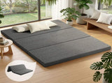 Giselle Bedding Foldable Mattress Folding Foam Queen Grey FOAM-MFM-TRIO-GY-Q