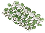Garden Decorative Flower Fence Privacy Screen Wood Pink Pattern 1Set V1370-AZ4-11527