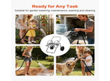 Water Hose Reel Cart, 6096/9144 cm High-Pressure Garden Hose Cart, Hoses Reel Carts with Two Wheels, V952-SGJPC2JLTG20Y0269001V0