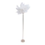 Ostrich Plume Floor Lamp Iron Art 61 Inch LED USB Stepless Dimmable Modern Decorative Standing Lamp V1294-YM0901-3119240098411