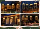 Jingle Jollys Christmas Lights Solar Jellyfish 4Pcs Garden Decorative Warm White XMAS-JLF-224LED-4PC-WM