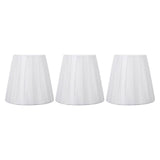 3pcs Fabric Lampshade Pleated Clip On Decorative Lamp Shade for Wall Table Lamp Modern E14 Candle V1294-YM0901-3119240098911