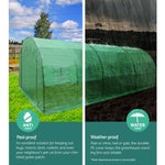 Greenfingers Greenhouse 6x3x2M Walk in Green House Tunnel Plant Garden Shed Dome GH-POLY-E-60X30-GR-D-AB