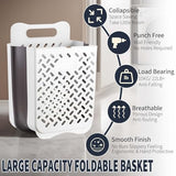 Laundry Basket - Folding Laundry Basket - Wall Shelf - Bath Shelf - Bathroom Rack - Rack V1189-WXF-260203-00303