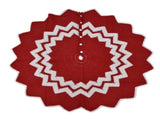 Christmas Tree Skirt Acrylic Fiber Knitting Floor Mat Cover Pad Xmas Party Home Decoration Props V1294-YM0523-3115210223511