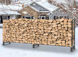 Metal Firewood Rack Log Storage Holder Heavy Duty V178-66893