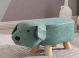 Children Wooden Low Stools Cute Cartoon Children Stool Small Dog Shape Stool for Home Kindergarten V1294-YM0716-3116220007318
