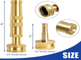 Garden Hose Quick Connect Nozzle Twist and Nozzle Jet V1258-DP02-C-171
