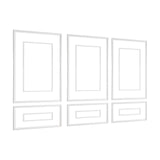 Wall Molding 3 Pack, Wainscoting Panels Kit with Dual-Line Wide & Narrow Profile, Lightweight V952-QMSTJBYXWS319E0MN001V0