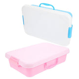Lightweight Handheld Sandtray ABS with Lid for Indoor Outdoor Use 2Pcs V1370-AZ4-09697
